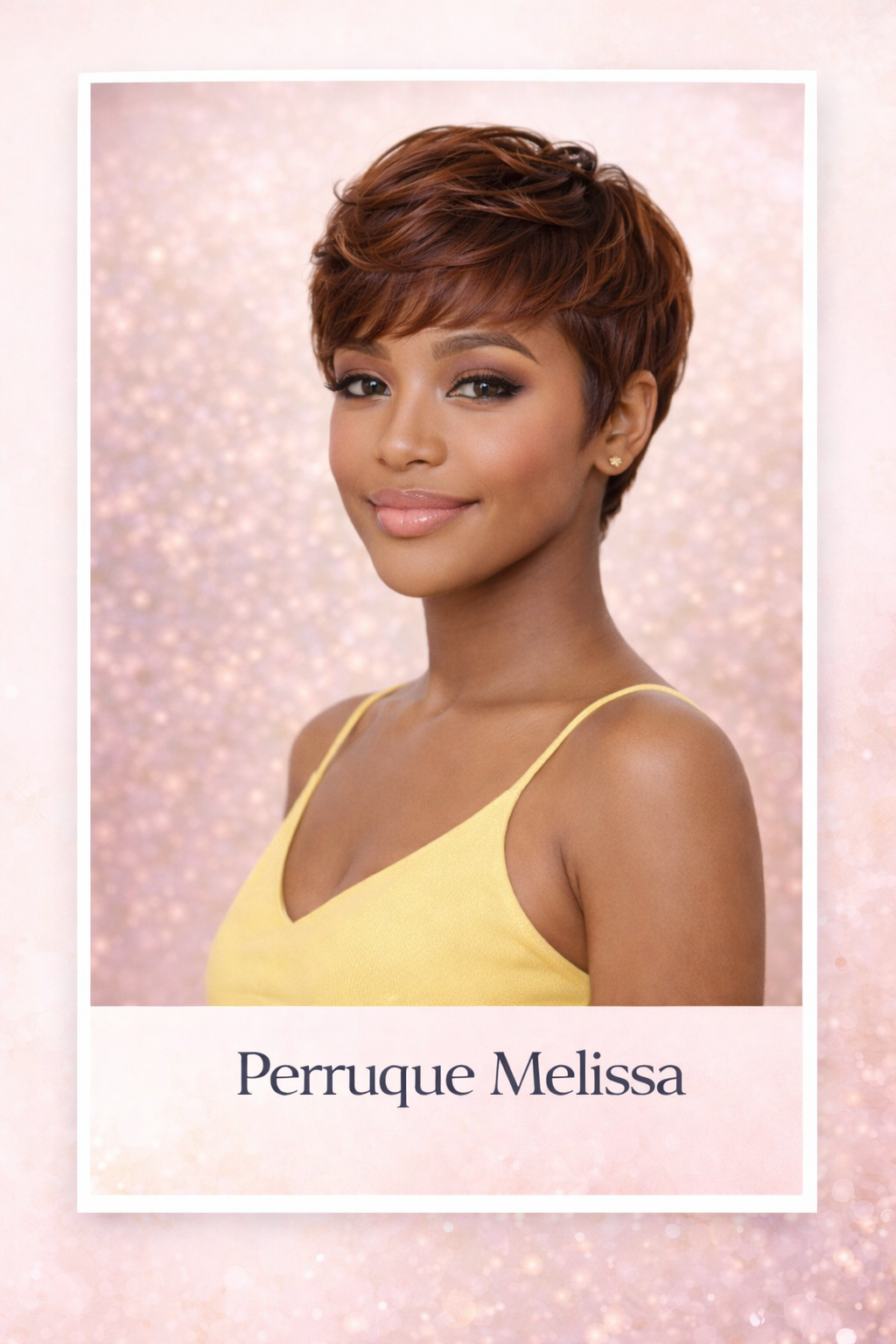 Portrait De Perruque Melissa Elegante